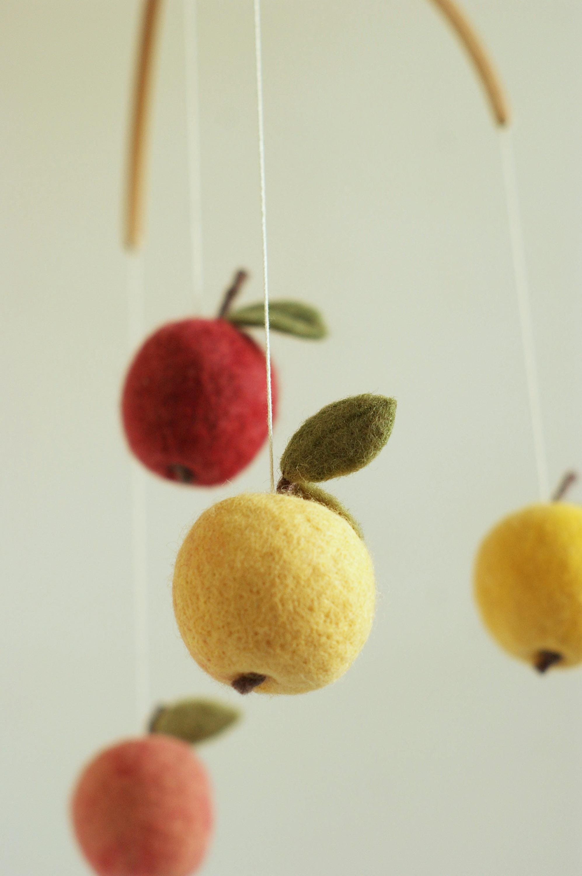 Felt Apple Baby Mobile – Garden & Autumn Nursery Mobile
