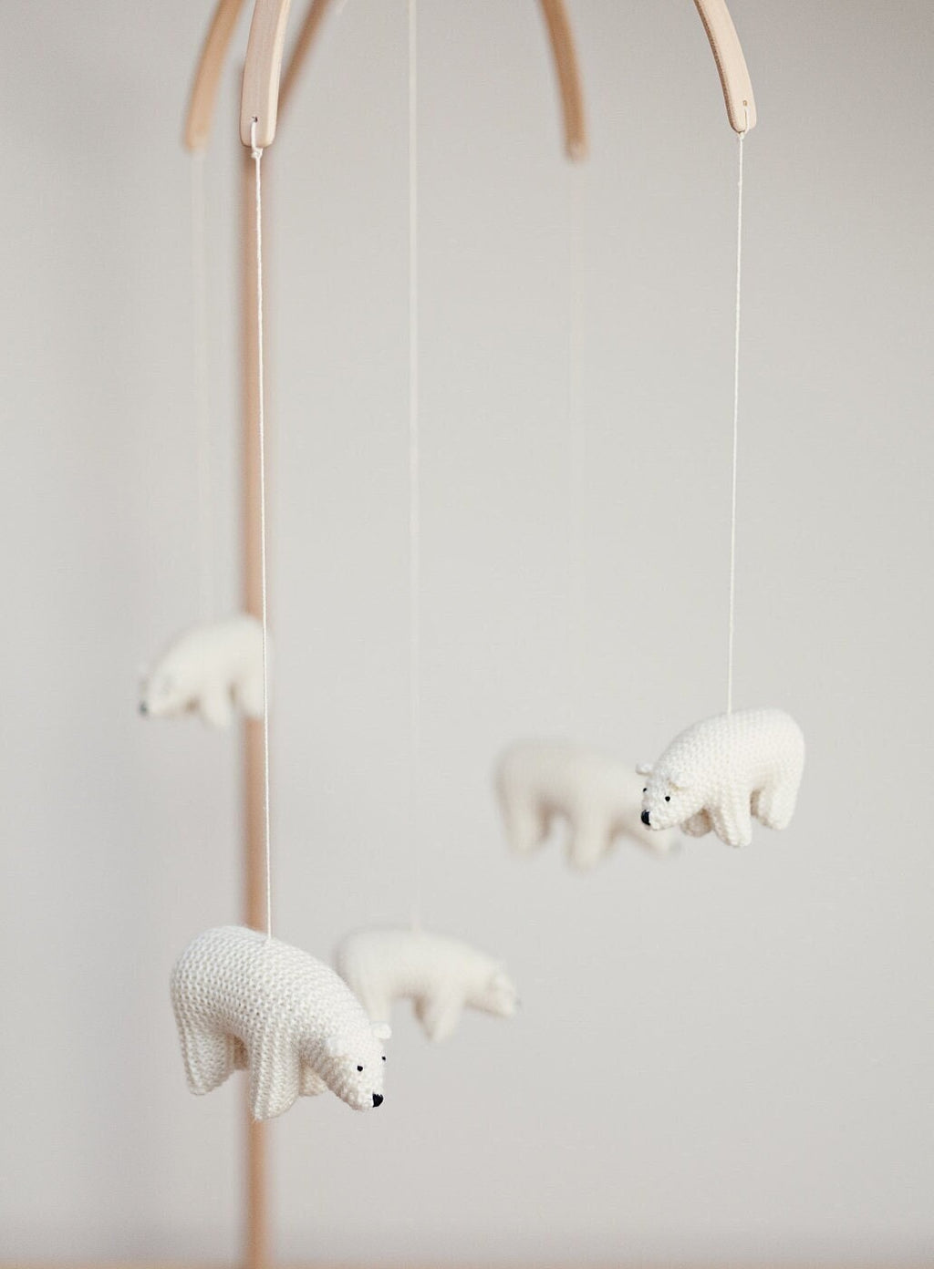 Baby Crib Mobile - Polar Bears