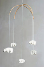 Baby Crib Mobile - Polar Bears