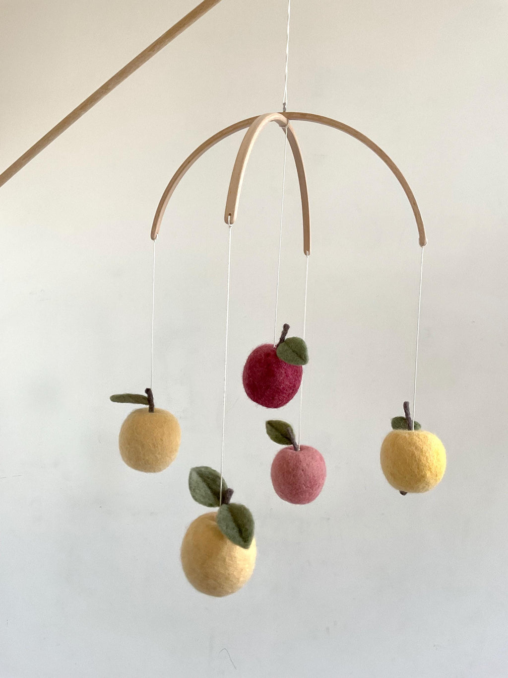 Felt Apple Baby Mobile – Garden & Autumn Nursery Mobile