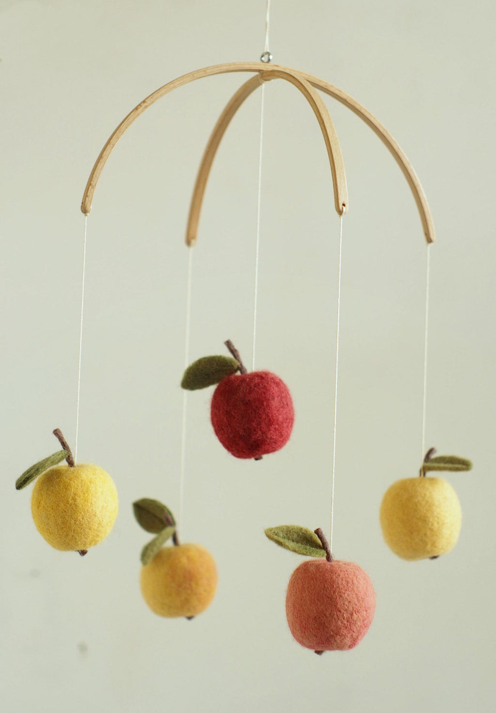 Felt Apple Baby Mobile – Garden & Autumn Nursery Mobile