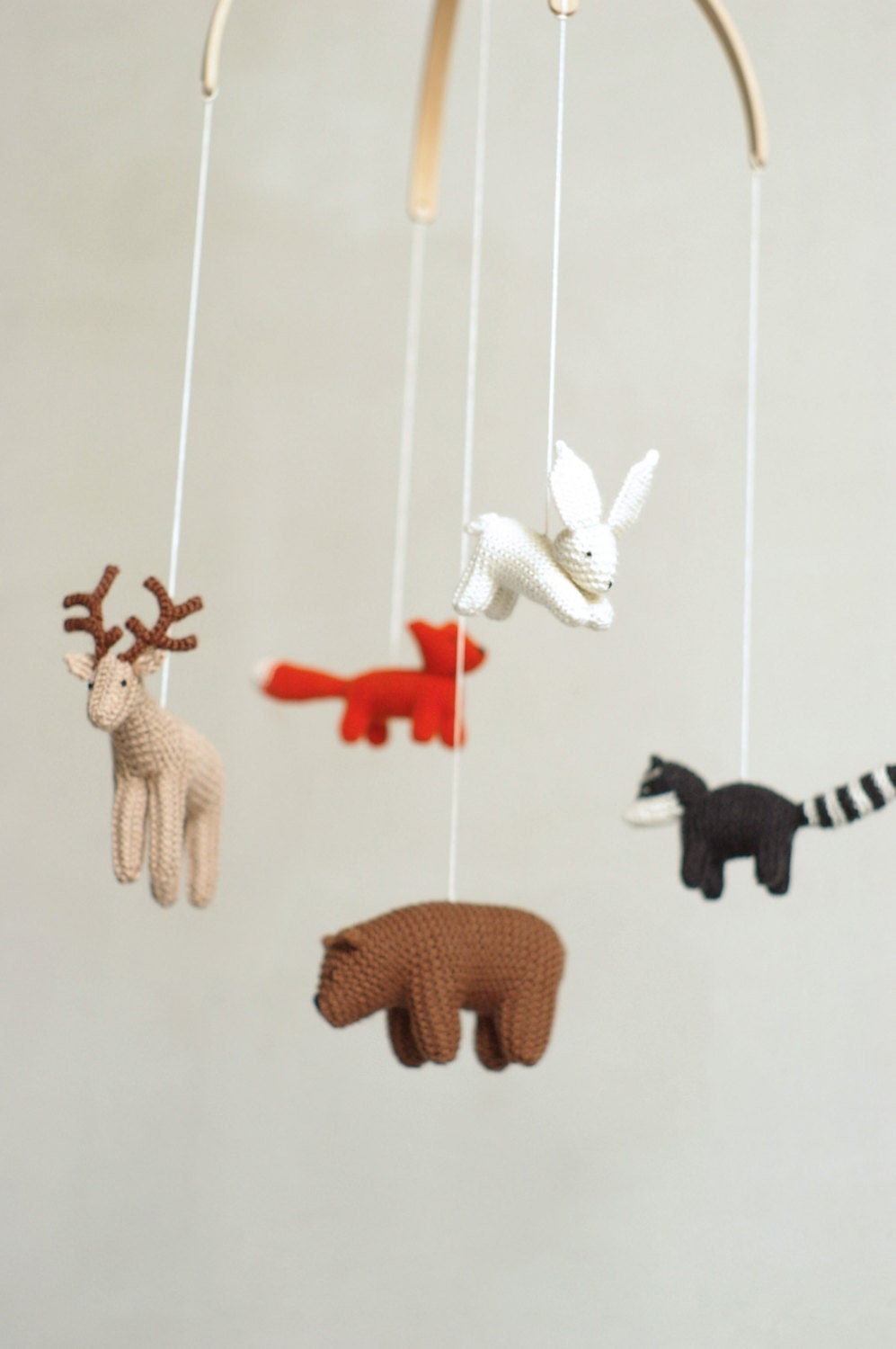 Woodland Animals Baby Mobile